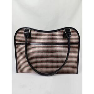 Pet Carrier Soft Sided Small Dog Cat Classic Houndstooth Fashionable Accessory